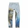 Pleasures PRELUDE PRINTED DENIM PANT -Tom wood Shop 27b078c1bf93fd9ff9e75d3f32ab9a13