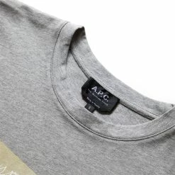A.P.C. T-SHIRT NOHAM -Tom wood Shop A.P.C.T SHIRTNOHAMHEATHEREDLIGHTGREYSCOEZB H26150 4