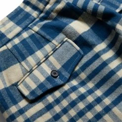 Bode PUTNAM PLAID TROUSERS 8 Bode PUTNAM PLAID TROUSERS -Tom wood Shop BODEPUTNAMPLAIDTROUSERSBLUECREAM32MR24PA03C003 3