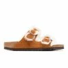 Birkenstock WOMENS ARIZONA SHEARLING -Tom wood Shop BirkenstockWARIZONASHEARLINGSUEDEMINKNATURAL361001135 1