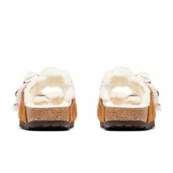 Birkenstock WOMENS ARIZONA SHEARLING -Tom wood Shop BirkenstockWARIZONASHEARLINGSUEDEMINKNATURAL361001135 3