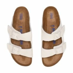 Birkenstock WOMEN'S ARIZONA SOFT FOOT BED 9 Birkenstock WOMEN'S ARIZONA SOFT FOOT BED -Tom wood Shop BirkenstockWARIZONASOFTFOOTBEDANTIQUEWHITESUEDE361024516 4