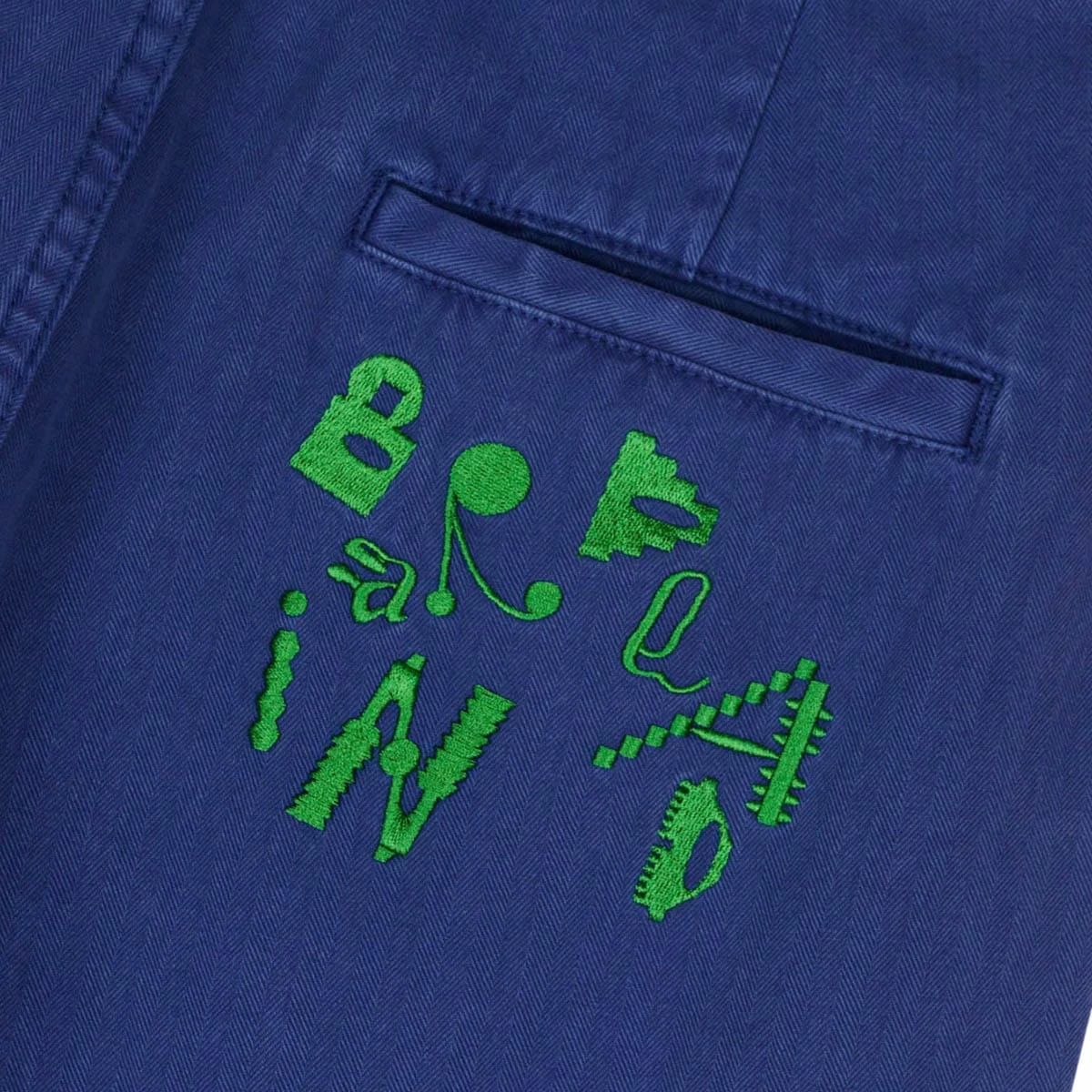 Brain Dead GASTRO PIGMENT DYED HERRINGBONE PANT 6 Brain Dead GASTRO PIGMENT DYED HERRINGBONE PANT - Image 4