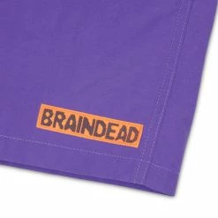 Brain Dead KICKERS SHORT -Tom wood Shop BrainDeadKICKERSSHORTPURPLESBDS22B02002343PR01 4