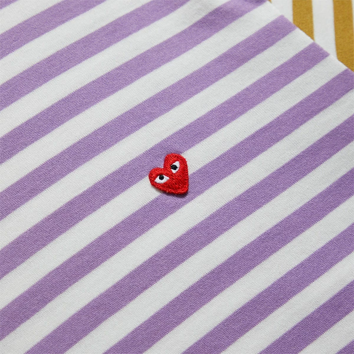 Comme Des Garçons Play BI-COLOUR STRIPED MEN'S T-SHIRT 5 Comme Des Garçons Play BI-COLOUR STRIPED MEN'S T-SHIRT - Image 3