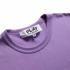 Comme Des Garçons Play SMALL RED HEART T-SHIRT -Tom wood Shop COMMEDESGARCONSPLAYMENST SHIRTPURPLESP1T314 4