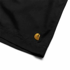 Carhartt WIP CHASE SWIM TRUNKS -Tom wood Shop CarharttWIPCHASESWIMTRUNKSBLACKGOLDSI026235 00F XX 3