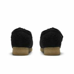 Clarks X Aimé Leon Dore WALLABEE -Tom wood Shop ClarksXALDWALLABEEBLACKWOOL926160882 back