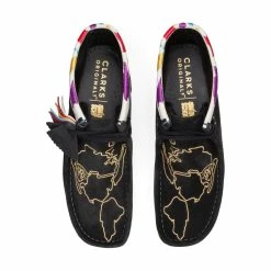 Clarks X ONE SCHOOL WALLABEE -Tom wood Shop ClarksXONESCHOOLWALLABEEBLACKCOMBI826167863 4