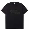 Engineered Garments PRINTED CROSS CREW NECK POCKET T-SHIRT 2 Engineered Garments PRINTED CROSS CREW NECK POCKET T-SHIRT -Tom wood Shop EngineeredGarmentsPRINTEDCROSSCREWNECKPOCKETT SHIRTBLACKM21F1H010B NP083 1
