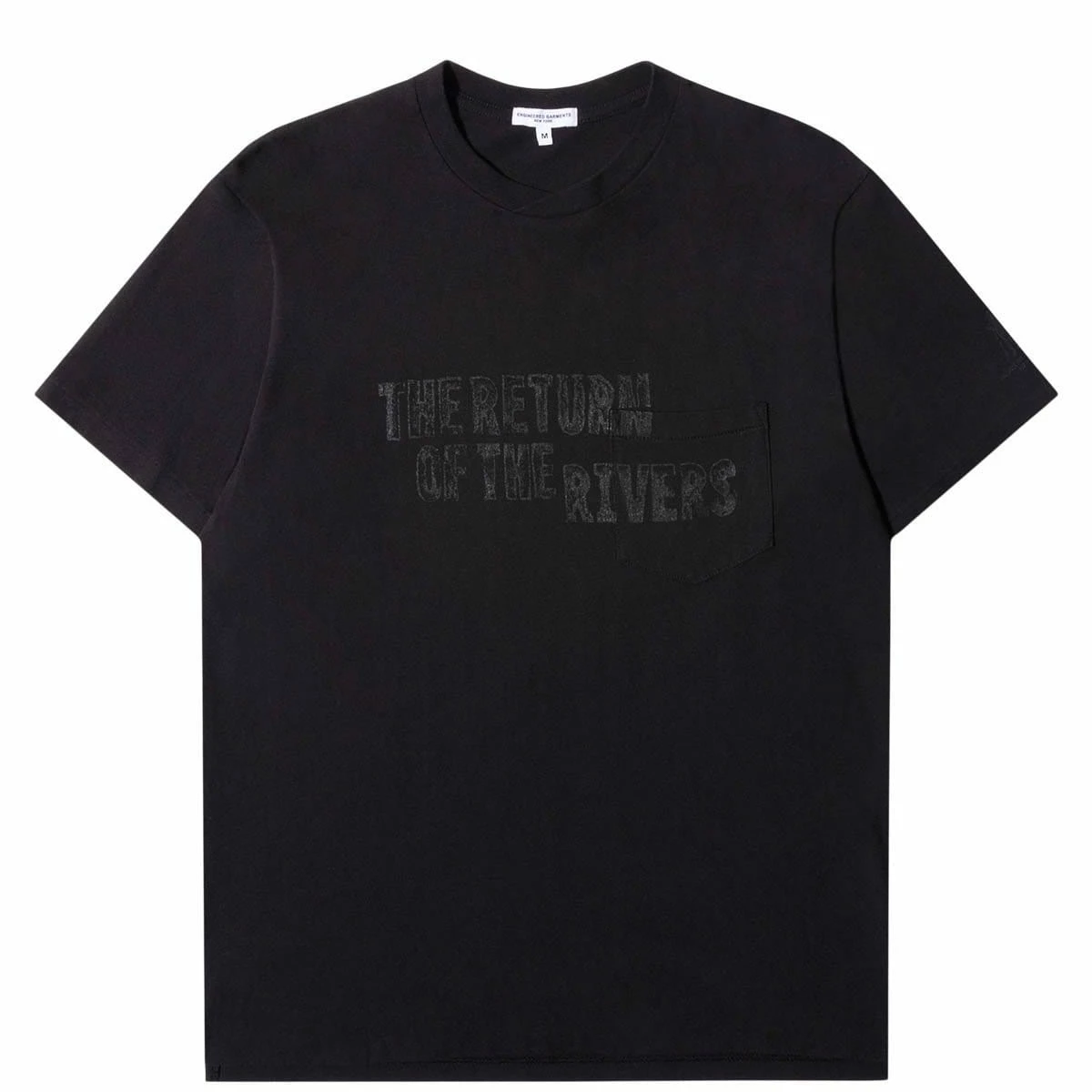 Engineered Garments PRINTED CROSS CREW NECK POCKET T-SHIRT 3 Engineered Garments PRINTED CROSS CREW NECK POCKET T-SHIRT