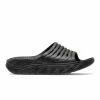 Hoka ORA RECOVERY SLIDE -Tom wood Shop HokaOneOneUORARECOVERYSLIDEBLACK81134527 BLK 1
