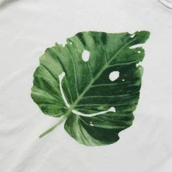 KAPITAL 20/-JERSEY CREW T (SMILE LEAF) -Tom wood Shop KAPITAL20 JERSEYCREWT SMILELEAF WHITE0K1904SC142 4