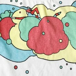 KAPITAL 20/-JERSEY CREW T (SWIMMING MAX) -Tom wood Shop Kapital20 JERSEYCREWT SWIMMINGMAX WHITE1K2103SC073 4