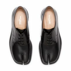 Maison Margiela WOMEN'S TABI COUNTY LACE-UP -Tom wood Shop MaisonMargielaTABICOUNTYLACE UPBLACK40S58WQ0134 4