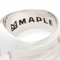 Maple PSYCHOTROPIC CLASS RING -Tom wood Shop MaplePSYCHOTROPICCLASSRINGSILVER925EMERALD7MPLCO PSYCHCL RING 5