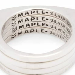 Maple STACKABLE RINGS -Tom wood Shop MapleSTACKABLERINGSILVER9257MPLCO STACK RING 6