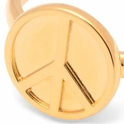 Needles PEACE RING 12 Needles PEACE RING -Tom wood Shop NeedlesRING GOLDPLATEPEACE11JO002 5