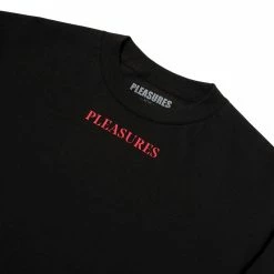 Pleasures MANSON T-SHIRT -Tom wood Shop PleasuresMANSONT SHIRTBLACKMP20M006 3