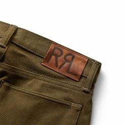 RRL SLIM FIT SELVEDGE DENIM 11 RRL SLIM FIT SELVEDGE DENIM -Tom wood Shop RRLSLIMFITSELVEDGEDENIMRIGIDOLIVE30X34782874892001 5