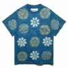 Story Mfg. GRATEFUL TEE SS -Tom wood Shop STORYMFGGRATEFULTEESSINDIGOFLOWERPORTALPRINTSSMFG GT SS IFP 1