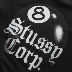 Stüssy 8 BALL CORP. TEE -Tom wood Shop STUSSY8BALLCORP.TEEBLACKS1904868 5