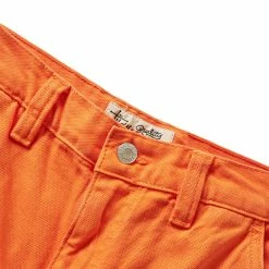 Stüssy CANVAS WORK PANT -Tom wood Shop STUSSYCANVASWORKPANTORANGE30116496 3