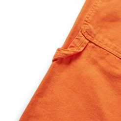 Stüssy CANVAS WORK PANT -Tom wood Shop STUSSYCANVASWORKPANTORANGE30116496 5