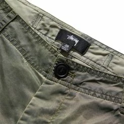 Stüssy DYED NYLON SURPLUS CARGO PANT -Tom wood Shop STUSSYDYEDNYLONSURPLUSCARGOPANTOLIVE30116524 4