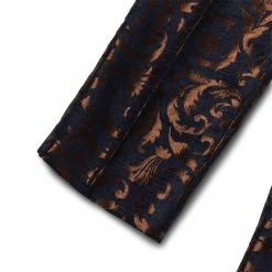 Sasquatchfabrix JACQUARD ONE TUCK SLACKS -Tom wood Shop SasquatchfabrixJACQUARDONETUCKSLACKSNAVYM21AW PA9 00401 4