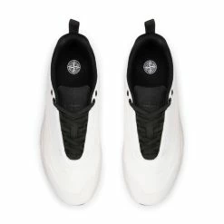 Stone Island SHOES 77FWS0303 V0001 12 Stone Island SHOES 77FWS0303 V0001 -Tom wood Shop StoneIslandGrimeV0001White77FWS0303 4