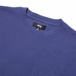 Stussy 8 BALL POCKET CREW -Tom wood Shop Stussy8BALLPOCKETCREWNAVYM1140236 2