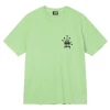 Stüssy REGAL CROWN PIG. DYED TEE -Tom wood Shop StussyREGALCROWNPIG.DYEDTEEGREENS1904771 1