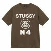 Stüssy NO.4 PIG. DYED TEE 2 Stüssy NO.4 PIG. DYED TEE -Tom wood Shop StussySTUSSYNO.4PIG.DYEDTEECOFFEES1904804 1
