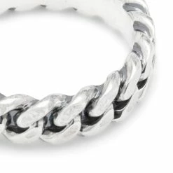 Tom Wood CHAIN RING SLIM SPINEL -Tom wood Shop TomWoodCHAINRINGSLIMSPINEL925STERLINGSILVER58R465ABSP01S925 5