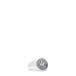 Tom Wood COIN RING 10 Tom Wood COIN RING -Tom wood Shop TomWoodCOINRINGM925STERLINGSILVER58R75CMCO01S925 4