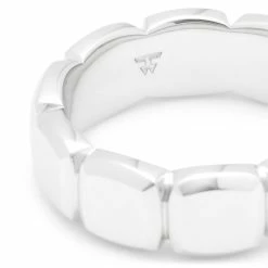 Tom Wood CUSHION BAND 7 Tom Wood CUSHION BAND -Tom wood Shop TomWoodCUSHIONBAND925STERLINESILVER54R75CBNA01S925 3