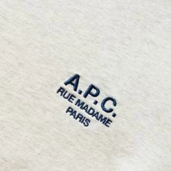 A.P.C. OLIVIER LONG SLEEVE T-SHIRT -Tom wood Shop a.p.c.T SHIRTOLIVIERHEATHEREDECRUSCOEZC H26177 4