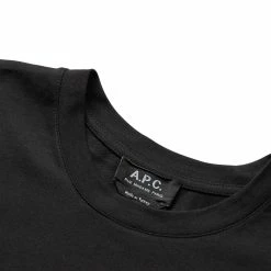 A.P.C. VPC COLOR H T-SHIRT -Tom wood Shop a.p.c.T SHIRTVPCCOLORHBLACKSCOBQX H26943 3