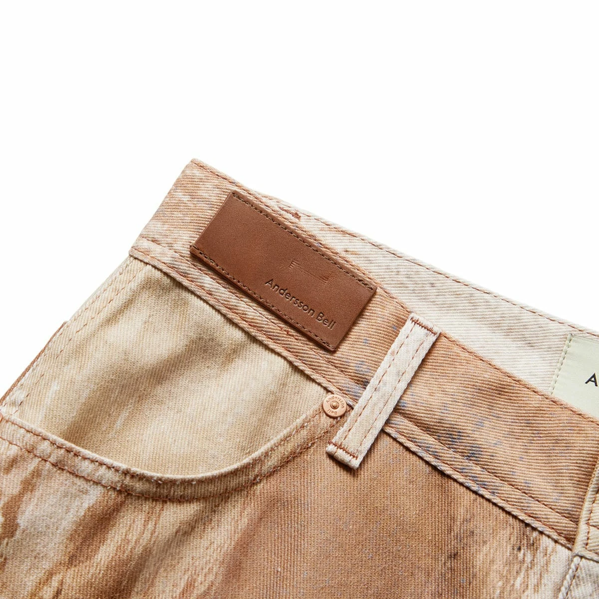 Andersson Bell TAWNEY BEIGE PRINT DENIM 6 Andersson Bell TAWNEY BEIGE PRINT DENIM - Image 4