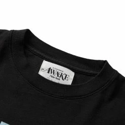 Awake NY REALIZATION PRINTED LONG SLEEVE -Tom wood Shop awakenyREALIZATIONPRINTEDLONGSLEEVEBLACKSAWK FW22 TS005 4