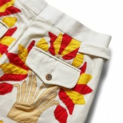 Bode FOLIAGE APPLIQUE TROUSERS 13 Bode FOLIAGE APPLIQUE TROUSERS -Tom wood Shop bodeFOLIAGEAPPLIQUETROUSERGOOSEBERRY30MRF22BT004 6