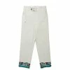 Bode WINTER GAREN TROUSER -Tom wood Shop bodeWINTERGARENTROUSERECRUMULTI30MRF22BT005 1