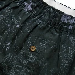 Brain Dead HEDGEHOG BOXER SHORT -Tom wood Shop braindeadHEDGEHOGBOXERSHORTFORESTGREENSBDW22B24002792GR02 2