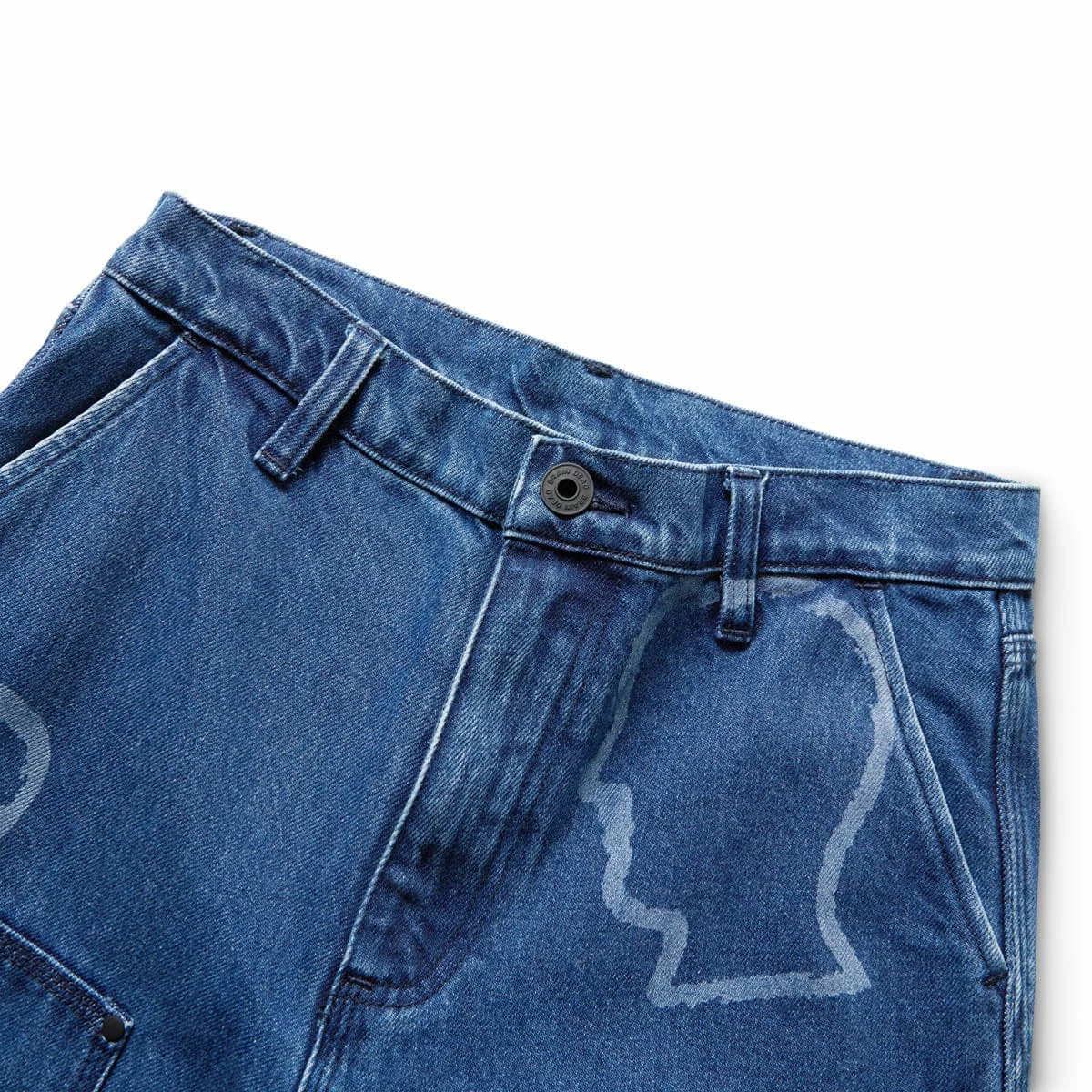 Brain Dead LOGOHEAD DENIM DOUBLE KNEE UTILITY PANT 6 Brain Dead LOGOHEAD DENIM DOUBLE KNEE UTILITY PANT - Image 4