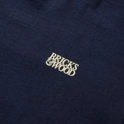 Bricks & Wood A SOUTH CENTRAL COMPANY LOGO T-SHIRT -Tom wood Shop bricks woodsASOUTHCENTRALCOMPANYLOGOTEENAVYSBW FW22 SSCTEEN 3