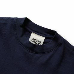 Bricks & Wood A SOUTH CENTRAL COMPANY LOGO T-SHIRT -Tom wood Shop bricks woodsASOUTHCENTRALCOMPANYLOGOTEENAVYSBW FW22 SSCTEEN 4
