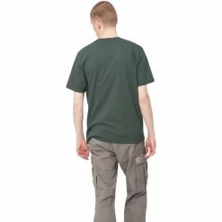 Carhartt WIP S/S DOME SCRIPT T-SHIRT -Tom wood Shop carharttwipSSDOMESCRIPTT SHIRTHEMLOCKGREENXSI029981 0NV XX 4