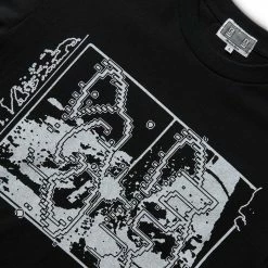 Cav Empt KLCOMET1 LONG SLEEVE T-SHIRT -Tom wood Shop cavemptKLCOMET1LONGSLEEVETBLACKSCES22LT01 3