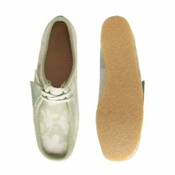 Clarks WOMEN'S WALLABEE -Tom wood Shop clarksclarksWALLABEEWNSGREENFLORAL826166166 4